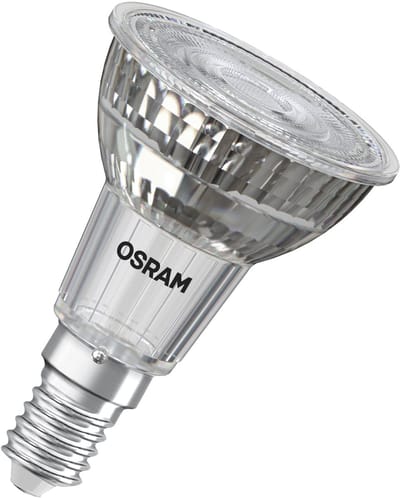 OSRAM LED Spot Reflector Superstar PAR16 50 dimbaar, 2700 K warm wit, 3,7 W, E14, 36°, 350 lm, 15.000 h, voor spotverlichting, accentverlichting, kleine fitting