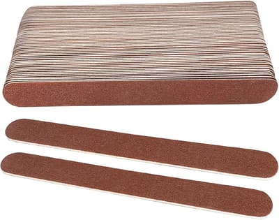 Houten Nagelvijlen Set - 24 Stuks, 7 Inch, Ideaal voor Natuurnagels en Manicure