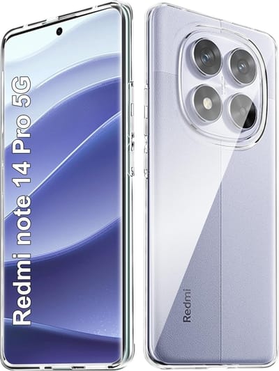 Hoesje geschikt voor Xiaomi Redmi Note 14 Pro 5G/Poco X7 5g hoesje Transparent Siliconen cover backcover