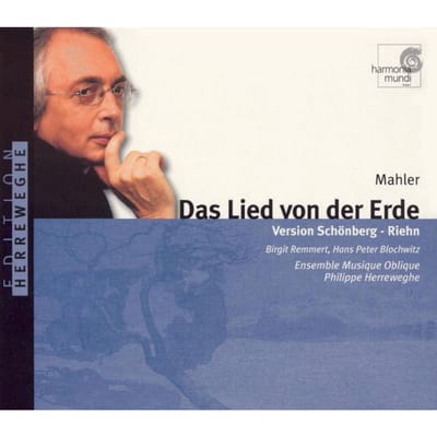 CD MAHLER, HERREWEGHE; ENSEMBLE MUSIQU - Mahler: Das Lied Von Der Erde  HMX2981477 Harmonia Mundi 2001 Duitsland Klassiek Gebruikt brown