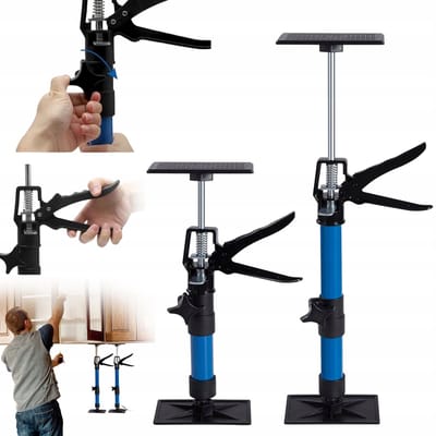 Telescopische steunstang - 30-59 cm instelbaar - draagkracht 40 kg per stuk - antislip en stabiel - Voor wandkastmontage