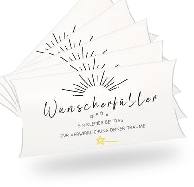 Allecto - Gewenste Geschenkdoos - Geldgeschenken - Hoogwaardige kwaliteit - Wit - Feestelijke verpakking - Voor Valentijnsdag, Bruiloften, Kerstmis...