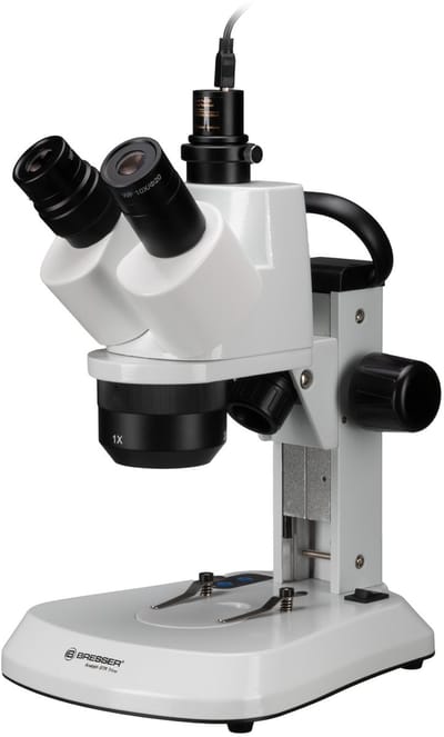 Bresser Microscoop - Analyth STR Trino - 10x tot 40x Vergroting - Incl. MikrOculair Full HD