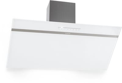 Klarstein Afzuigkap Ava 90 - 90 Cm Breed - Wandkap - Wifi - A+ 585 M³/H - Touch Bediening - Wit - Wandafzuigkap - 515 m³/u 90 cm - voor Keuken - Vetfilter - LED - Dampkap - Wasemkap - Kookplaatafzuiging