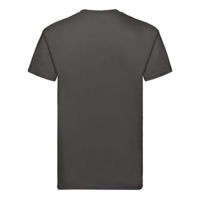 Fruit of the Loom Unisex Super Premium Effen T-shirt voor volwassenen (Licht Grafiet)