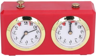 Professionele Houten Schaakklok met Analoge Timer voor Bordspellen, Hoge Nauwkeurigheid en Geschikt voor Diverse Spellen