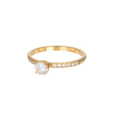 Fame-Queen-Goudkleurig-Dames Ring