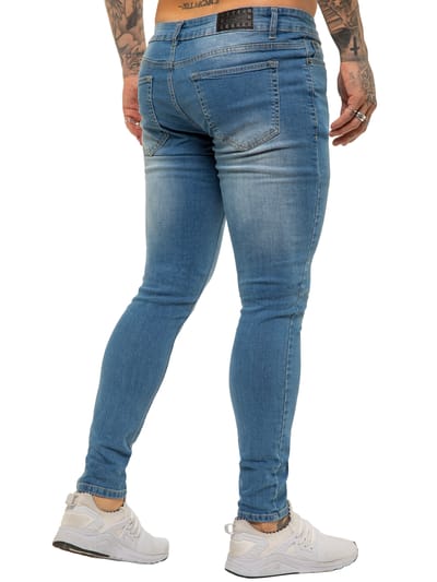 Enzo heren skinny super stretch denim jeans