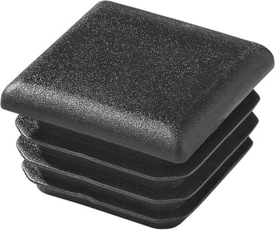 ProPlus Vierkante insteekdop - 30 x 30 mm - zwart - PE materiaal - veelzijdig gebruik