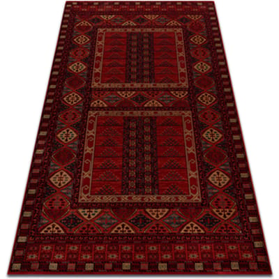 Kleden Rugsx Wollen tapijt KASHQAI 4349 500 oosters, kader 67x130 cm