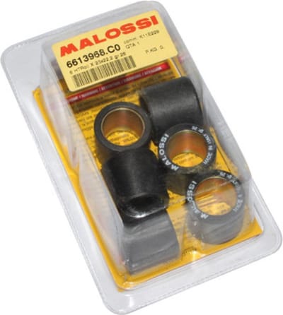 malossi variatorrol voor piaggio 500 x9 scooter 2001 tot 2002 25x22.2 26grs / 6613968.c0 nieuw
