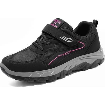 Chaussures de Sport pour Femmes Unisexe Imperméables Tendance Outdoor Randonnée Antidérapantes Décontractées Confortables Chaussures de Marche Bottes pour Femmes 37 black