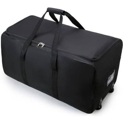 Sac de Voyage Grande Capacité Sac d'Enregistrement Aérien Boîte de Voyage Aérien Déménagement Roue Universelle Pliable noir