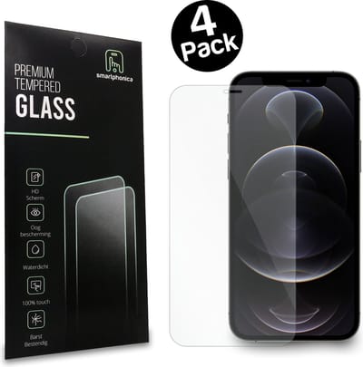 iPhone 12 | Premium Tempered Glass Screenprotector | 4-Pack | Smartphonica