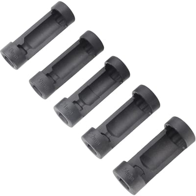 Jeu de 5 douilles pour écrou de jambe de suspension Strut Nut Socket Set Suspension Strut Socket Entraînement 12 pouces 18?24mm pour Outil de Réparation Automobile