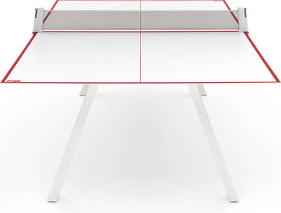 FAS Tafeltennistafel GRASSHOPPER Outdoor-pingpong tafel voor buiten-design-6 mm weersbestendig blad wit-2 jaar garantie-wedstrijd afmeting- eettafel voor buiten-werken-spelen-eten-inclusief accessoires-tuintafel-kantoortuin-Showroom Eindhoven