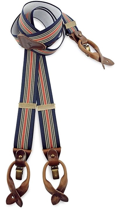 Sir Redman - Bretels - bretels Salvatore - marineblauw / koper / beige