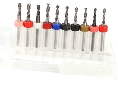Jhubersproducts - Microboor - Harde materialen - Precisie boren 2.1-3mm - Geschikt voor modelbouw - 10 stuks
