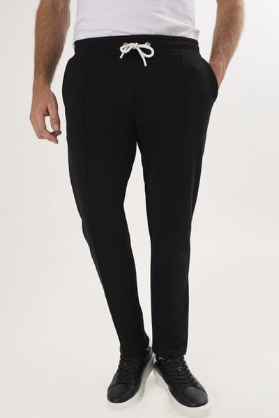 Felix Hardy Casual Jogger Broek - Sportsbroek Katoen Heren Zwart - M