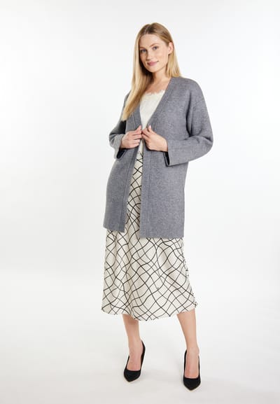 Dreimaster Vest Dames grijs melange
