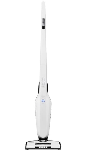 Nilfisk Easy 36V Wit – Draadloze 2-in-1 steelstofzuiger met geïntegreerde kruimelzuiger, 80 minuten gebruiksduur en LED-verlichting