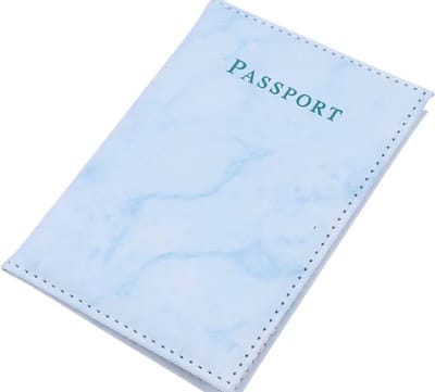 Akyol - Paspoorthouder - Paspoort Hoesje - Cover - Mapje - paspoort hoesje - Paspoort tasje - spatwaterdicht - portemonnee - blauw paspoort - paspoort blauw - vakantie - blauw paspoort hoesje - paspoort organizer - reisetui