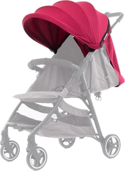 Baby Monsters Kinderwagenkap Kuki Textiel Bordeaux