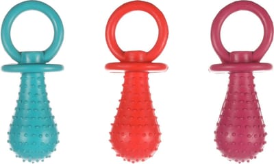 Flamingo Scrum - Speelgoed Honden - Hs Rubber Scrum Fopspeen 15cm Assortiment - 1st - 136240 - 1st