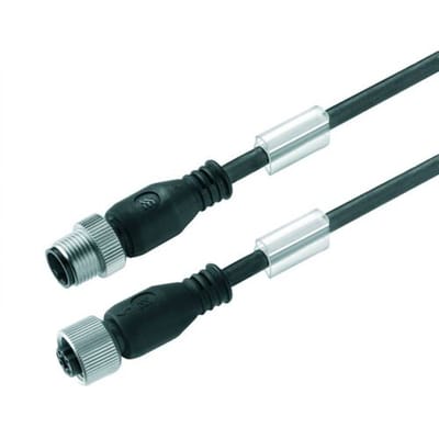 Weidmüller 9457340500 Sensor/actuator connector, geassembleerd M12 Aantal polen (sensoren): 5 Stekker, recht, Bus, recht 5.00 m 1 stuk(s)