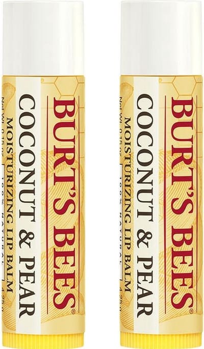Burt's Bees- Lip Balm Coconut & Pear- 2 pak.