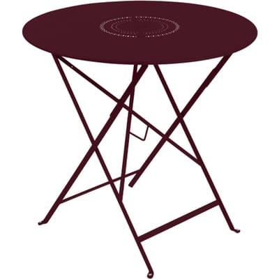 Fermob FLOREAL tafel - B9 zwarte kers - Ø 77 cm