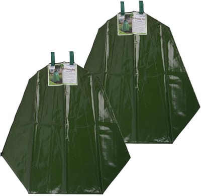 UNUS® Boomwaterzak 75 liter set van 2 groen Boomzakken voor Boombewatering Waterzak boom