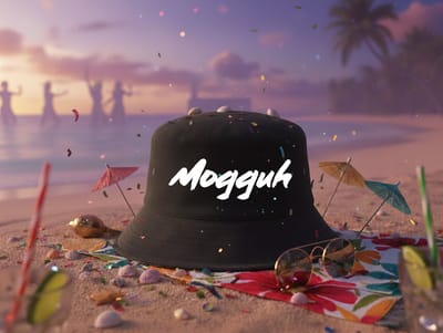 Mogguh Bucket Hat | Black | Maat M