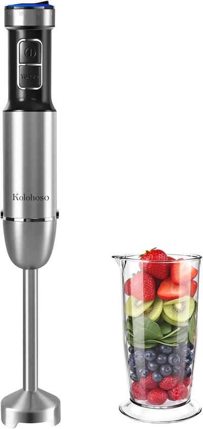Keukenmixer Set - Staafmixer - Maaltijden Bereiden - 25 Snelheden Turbo - 700ml Cup - Zwart