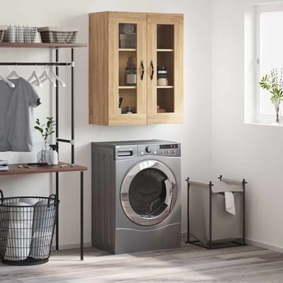 vidaXL - Wandkast - 69,5x34x90 - cm - bewerkt - hout - sonoma - eikenkleurig