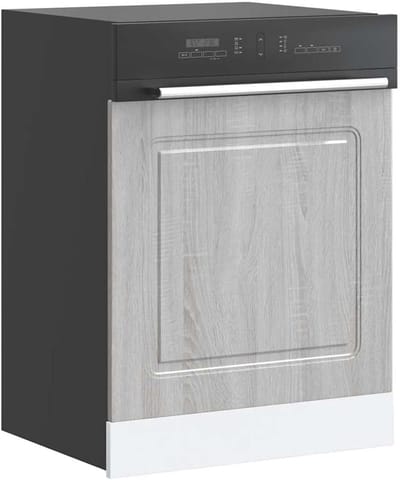 Vaatwasserfront Paneel - Keukenfront - Keuken Inrichten - Vochtbestendig Oppervlak - 60x67 cm - Grijs Sonoma