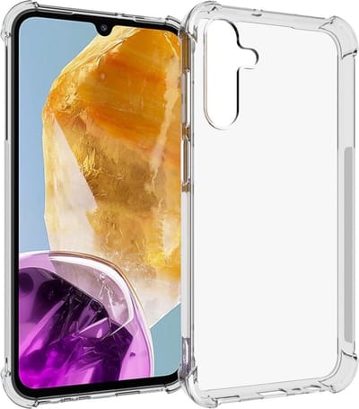 Coverup Hoesje - Geschikt voor Samsung Galaxy M15 Hoesje - Coverup TPU Back Cover met AirBag Corners - Transparant
