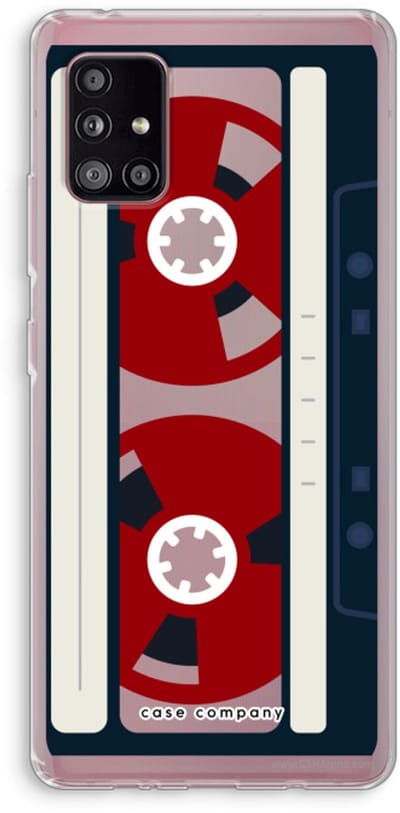 Case Company® - Hoesje geschikt voor Samsung Galaxy A51 5G hoesje - Here's your tape - Soft Cover Telefoonhoesje - Bescherming aan alle Kanten en Schermrand
