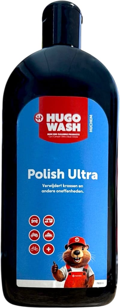 Polish Ultra 500 ml – professionele polijstpasta voor autolak | 3 in 1 | Hugo Wash