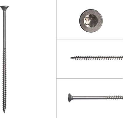 Wovar Spaanplaatschroeven RVS A2 5 x 120 mm Torx 25 | 200 Stuks