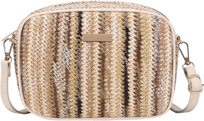 Strandtas - beachbag - schoudertas - zomer - strand - strepen - bruintinten