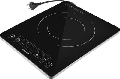 Brunner Hot Point Inductiekookplaat - Draagbaar – Enkelpits - 2000W - Glaskeramisch - Touchbediening - Compact & Lichtgewicht - Voor Camping & Camper