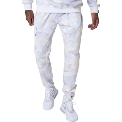 Camouflage joggingbroek met biker inzetstukken Project X Paris