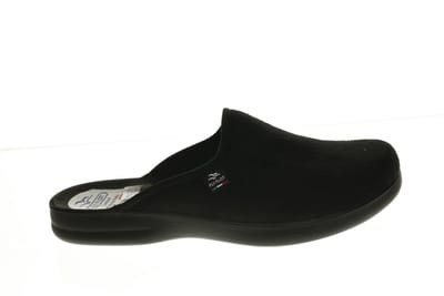 Zwarte Pantoffels Stof Heren Fly Flot maat 40