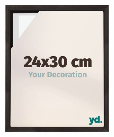 Your Decoration - Baklijst 24x30 cm - Eiken Donker - Baklijst voor Canvas - MDF - Lyon