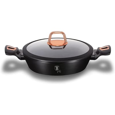 Diepe pan met deksel en titaniumcoating, 28 cm, Monaco Collection