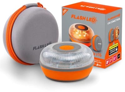 SOS Noodlicht Met Geolocatiesysteem, Waterdicht & Magnetische Basis - Veiligheid Tot 2038
