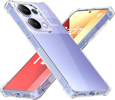 Hoesje voor Xiaomi Redmi Note 13 Pro 4G backcover Shockproof siliconen Transparant
