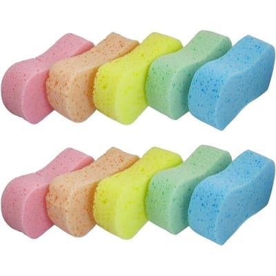 Grandes Éponges - Fournitures de Nettoyage Auto - Grand Lot de 10 Pads Éponges de Nettoyage et Lavage Haute Mousse Pour Nettoyage Auto, Ménager et Jeux d'Eau United States