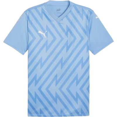 Puma Heren Teamglory Chevron T-Shirt (Lichtblauw)